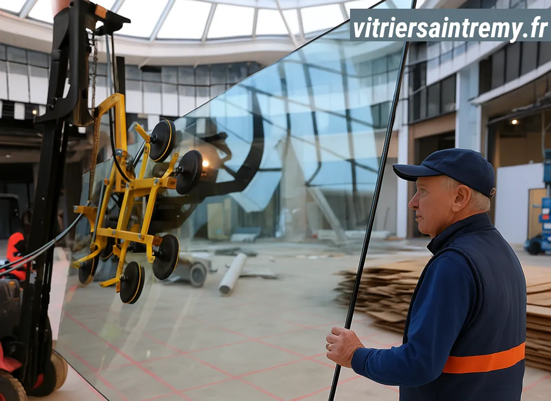 Remplacement de vitrine magasin Saint-Rémy